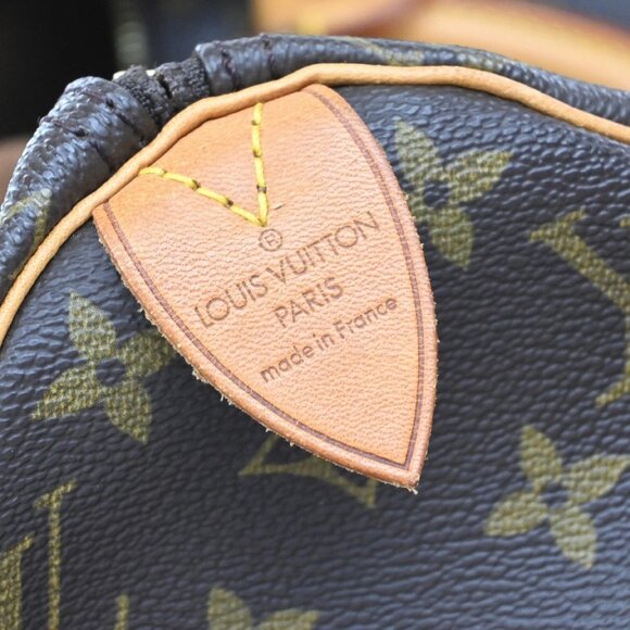 LOUIS VUITTON Speedy 40 Travel Hand Bag Monogram Leather Brown M41522 18KB319 - Picture 14 of 16